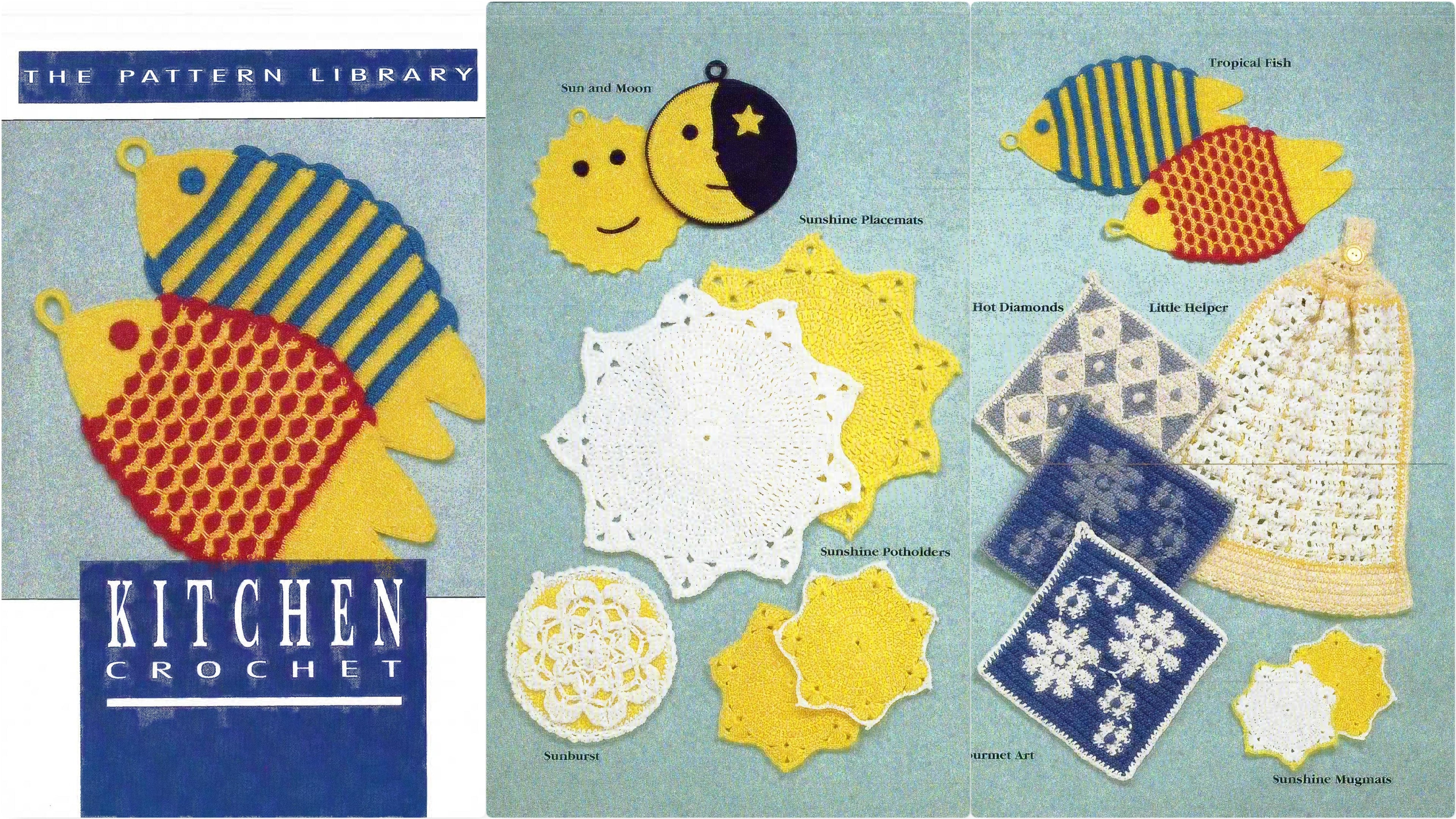 Herrschners The Pattern Library – Set of 3 Crochet Booklets