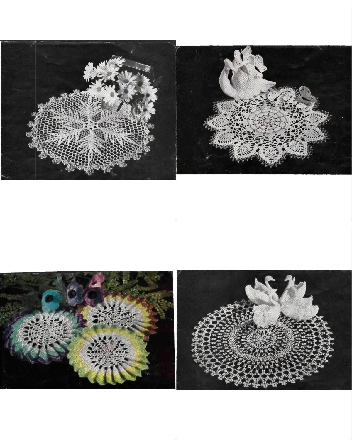 Star Doily Book No. 145 — Doilies (Pineapples, Flowers, and Sunbursts), circa 1958