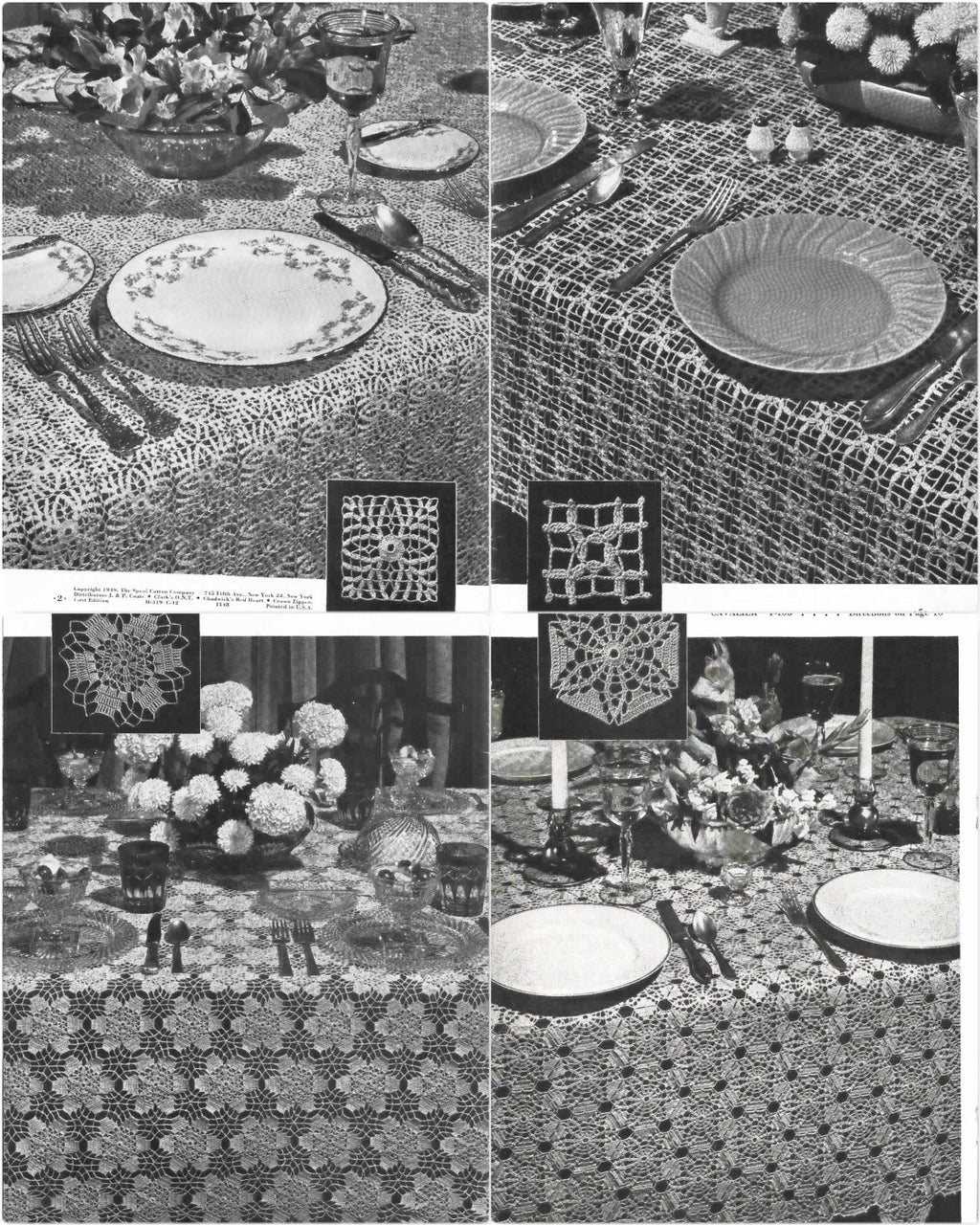 Tablecloths – Heirlooms of Tomorrow, Book No. 251, 1949
