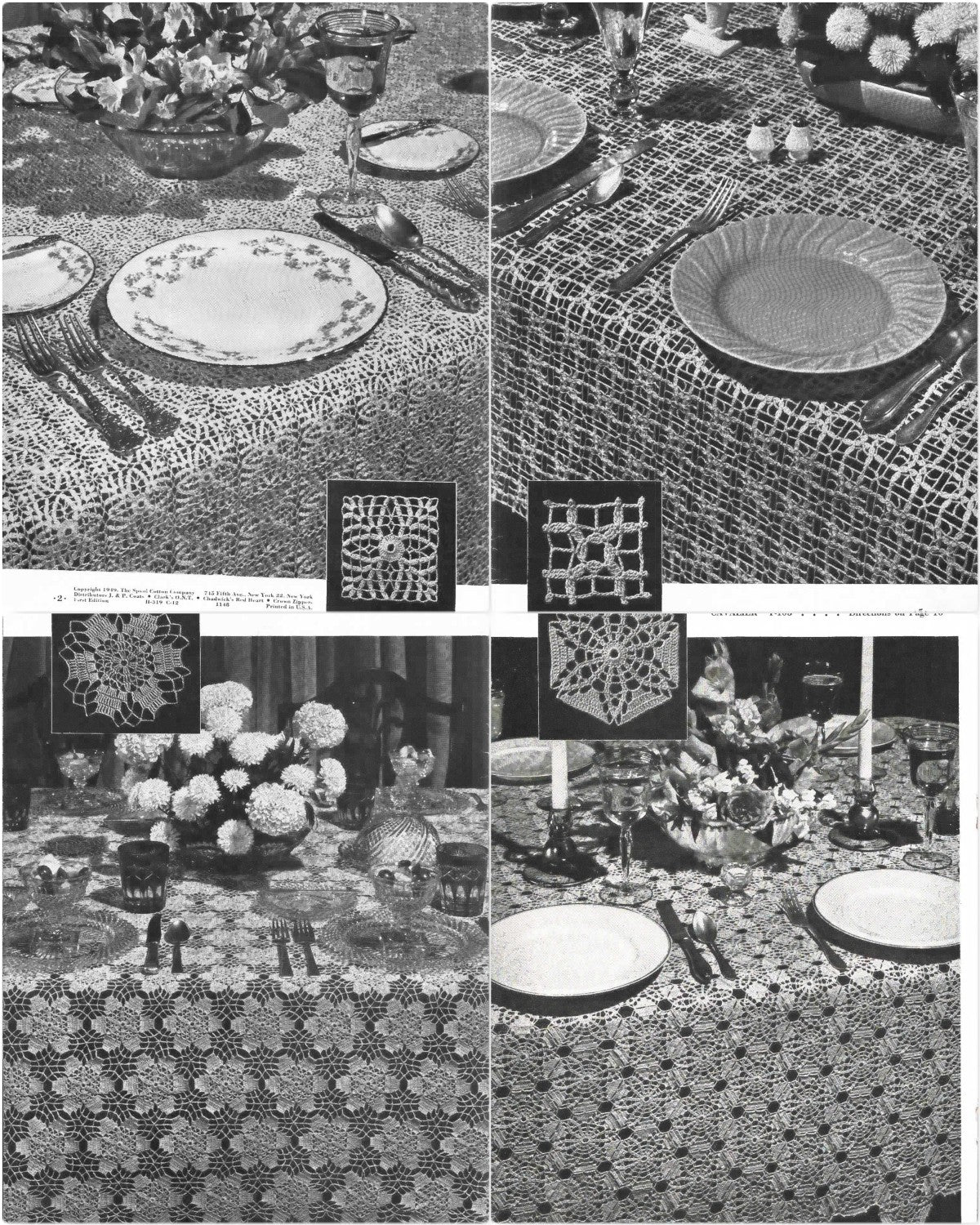 Tablecloths – Heirlooms of Tomorrow, Book No. 251, 1949