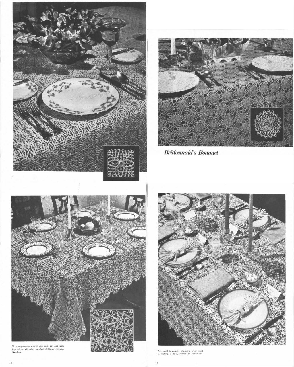 Favorite Crocheted Tablecloth Designs, Edited by Rita Weiss (Dover Needlework Series), 1985