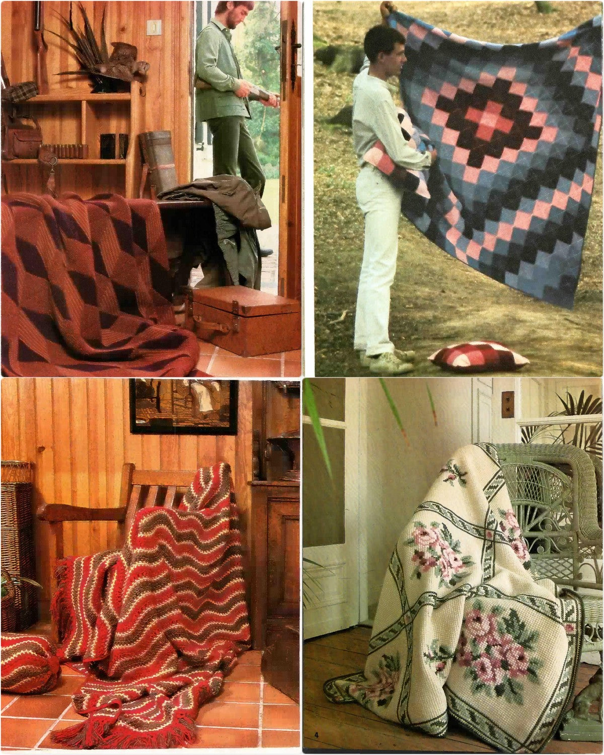 Phildar Afghans... Afghans... Afghans... and Wall Hangings, circa 1980 (English-language edition)