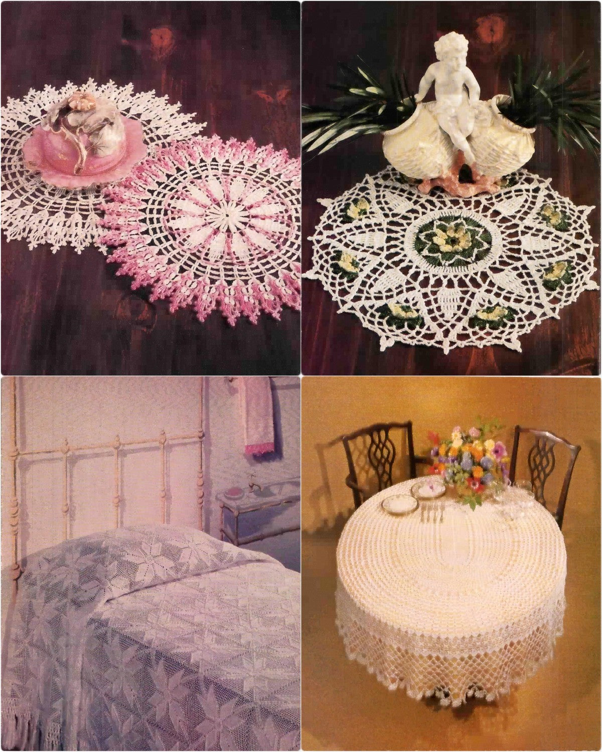 Afghans and Doilies (also Bedspreads, Tablecloths, Edgings), circa 1978