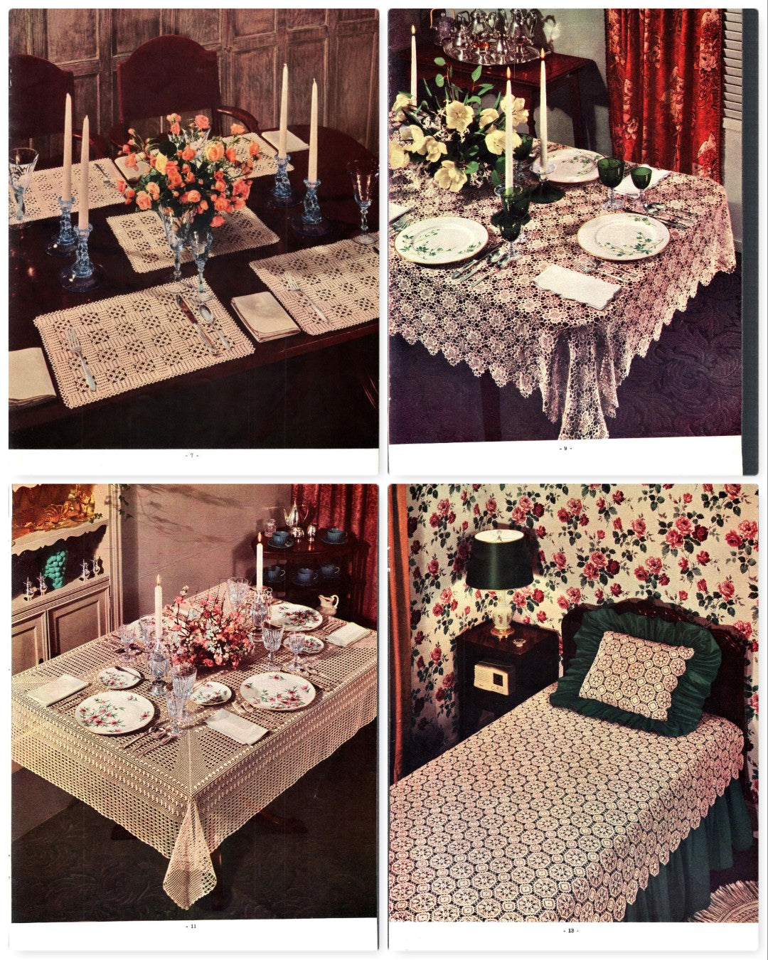 Crochet Charm with Famous D·M·C Cottons, Vol. 401, 1950