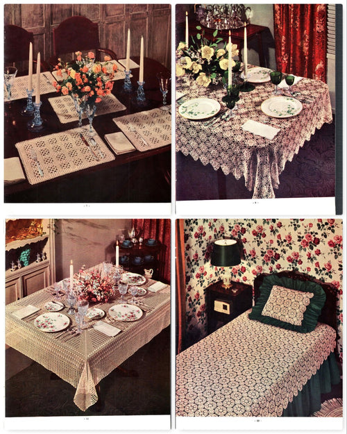 Crochet Charm with Famous D·M·C Cottons, Vol. 401, 1950