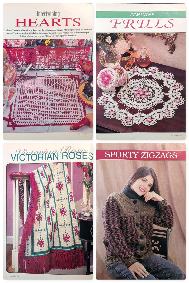 McCall's Crochet February 1994 Vol. 8 No. 1