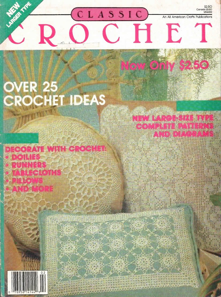 Classic Crochet, Vol. 2, Issue 1 — January 1987