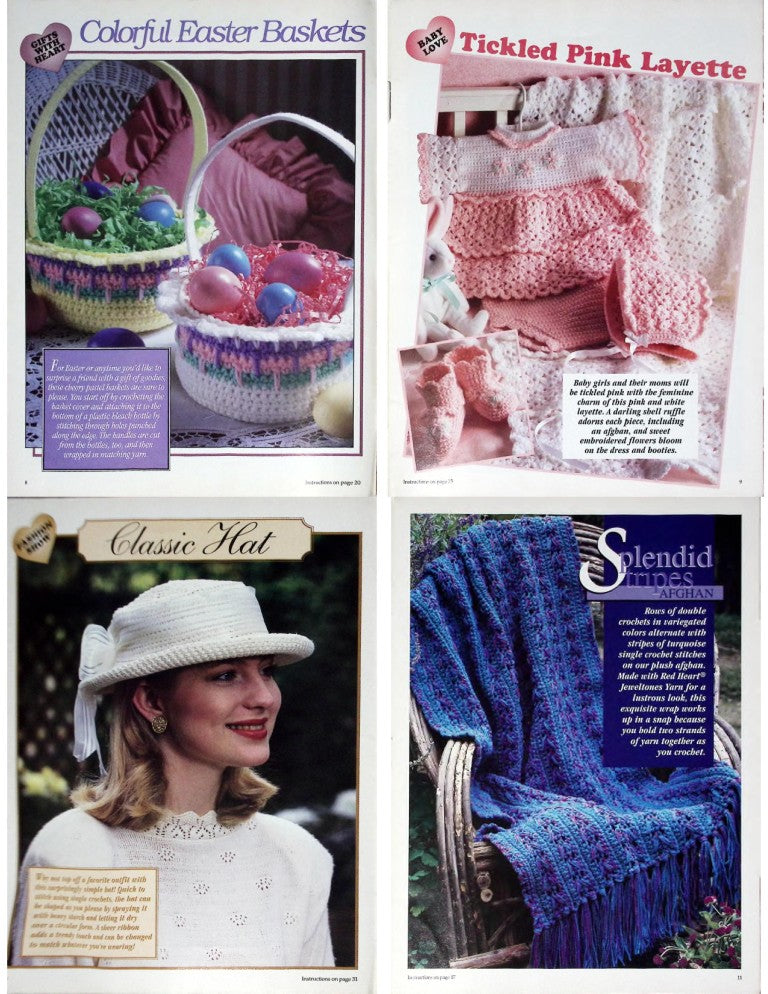 Crochet with Red Heart (Crochet With Heart), April 1997 — Vol. 2 No. 1