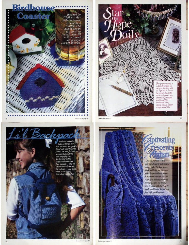 Crochet with Red Heart (Crochet With Heart), April 1997 — Vol. 2 No. 1
