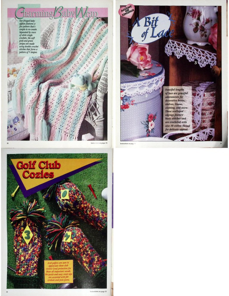 Crochet with Red Heart (Crochet With Heart), April 1997 — Vol. 2 No. 1