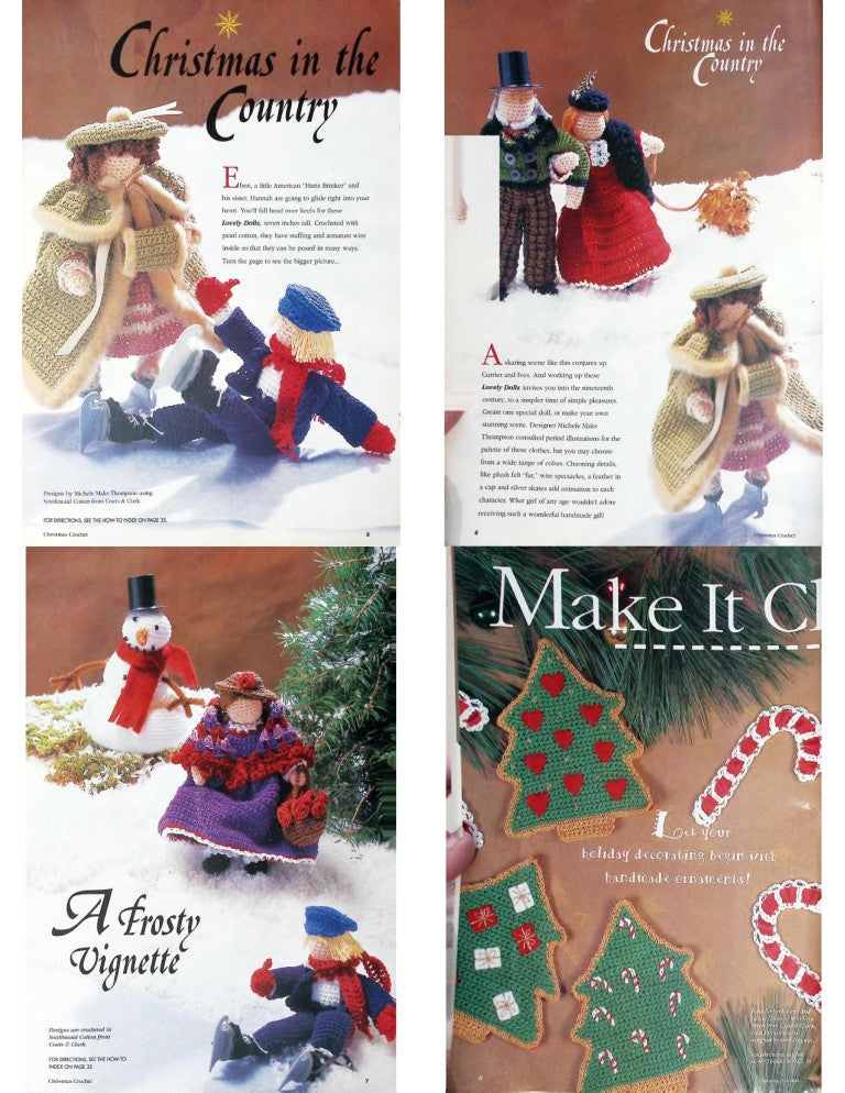 Country Accents Christmas Crochet, Vol. 2 No. 1 — 1995