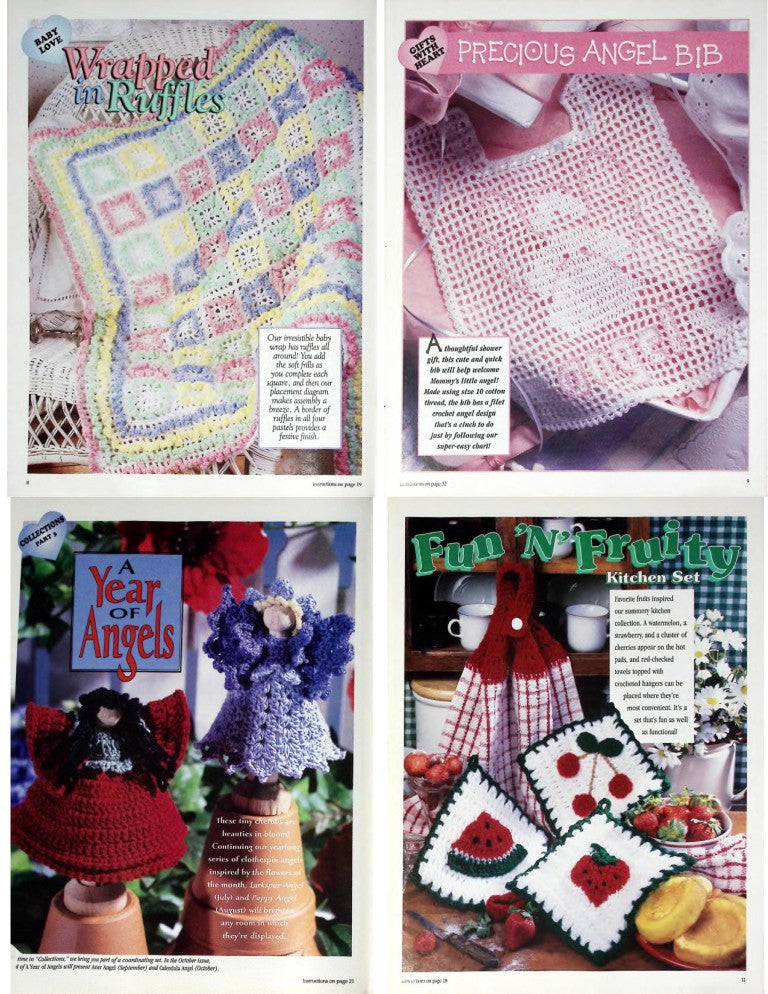 Crochet with Red Heart (Crochet With Heart), August 1997 — Vol. 2 No. 3
