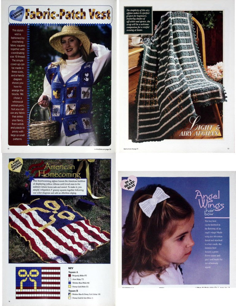 Crochet with Red Heart (Crochet With Heart), August 1997 — Vol. 2 No. 3