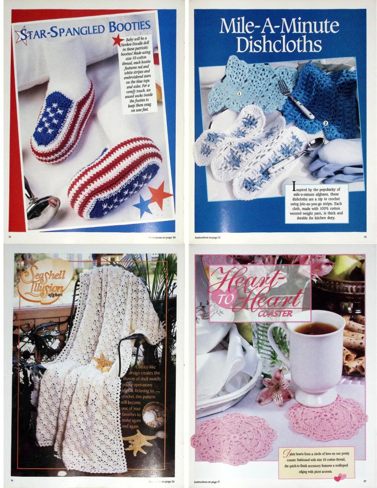 Crochet with Red Heart (Crochet With Heart), August 1997 — Vol. 2 No. 3