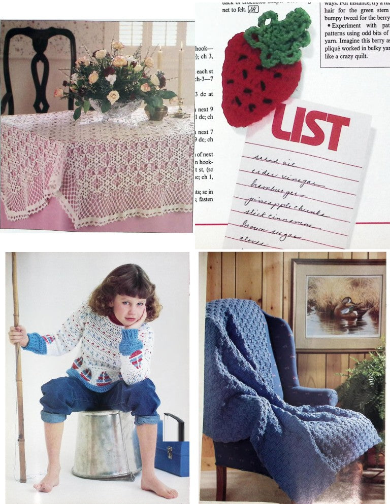 Crochet Patterns by Herrschners, Vol. 2 No. 3 — May/June 1988