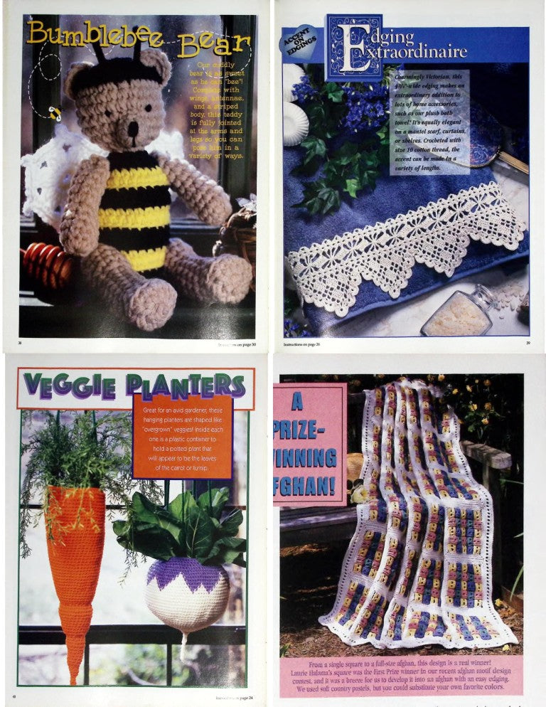 Crochet with Red Heart (Crochet With Heart), August 1997 — Vol. 2 No. 3