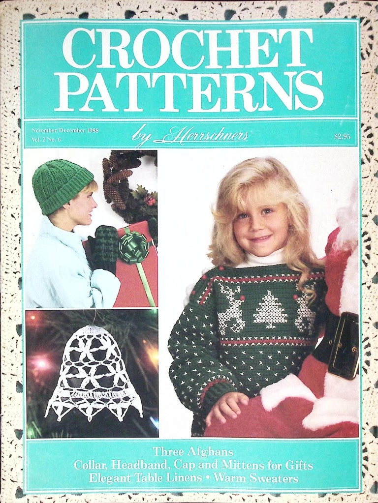 Crochet Patterns by Herrschners, Vol. 2 No. 6 — November/December 1988