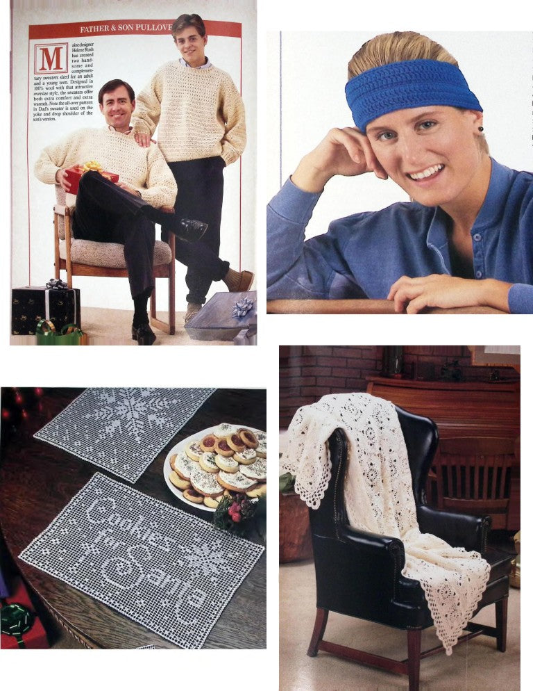 Crochet Patterns by Herrschners, Vol. 2 No. 6 — November/December 1988