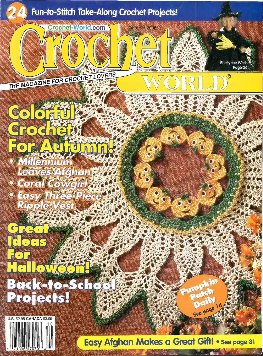 Crochet World October 2000 (Volume 23 Number 5)