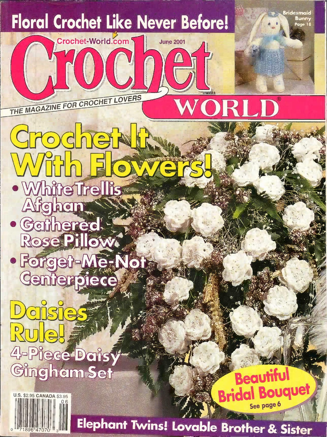 Crochet World June 2001 (Volume 24 Number 3)