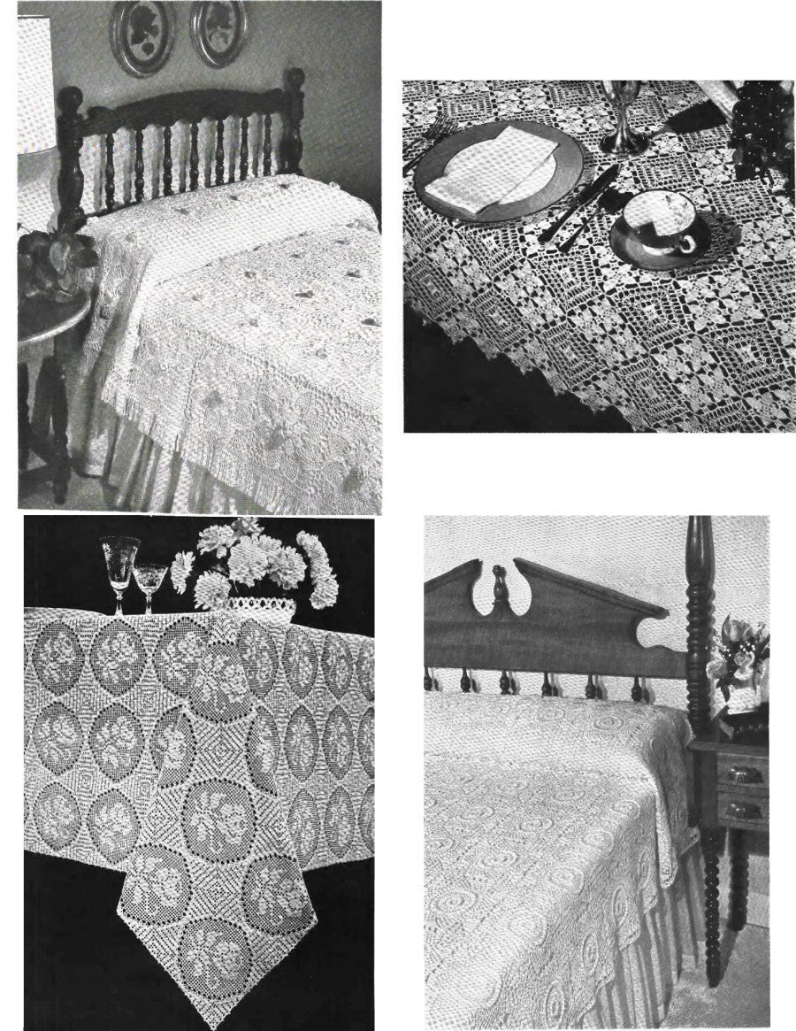 Tablecloths and Bedspreads — Lily Design Book No. 200, 1959