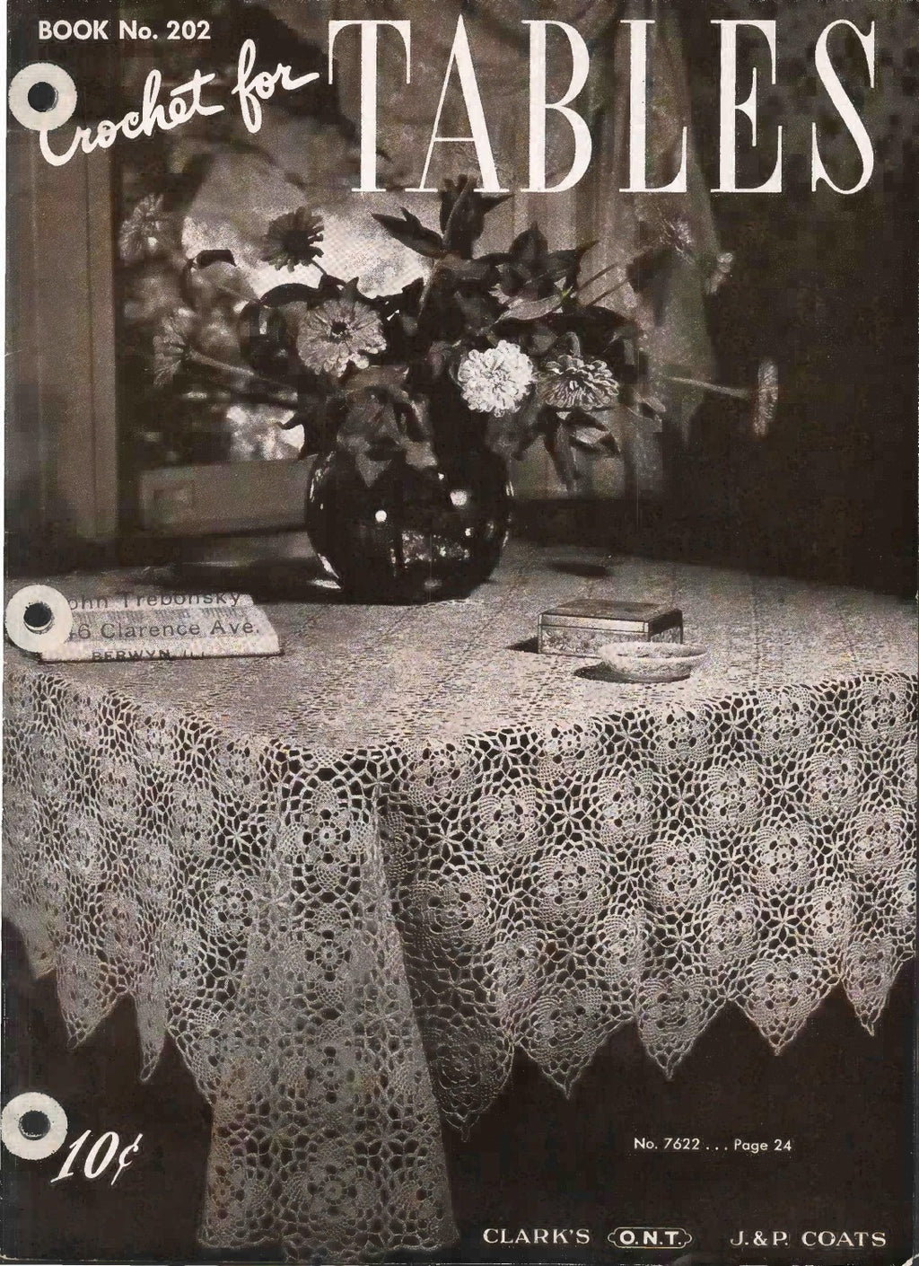 Crochet for Tables, Book No. 202, 1943