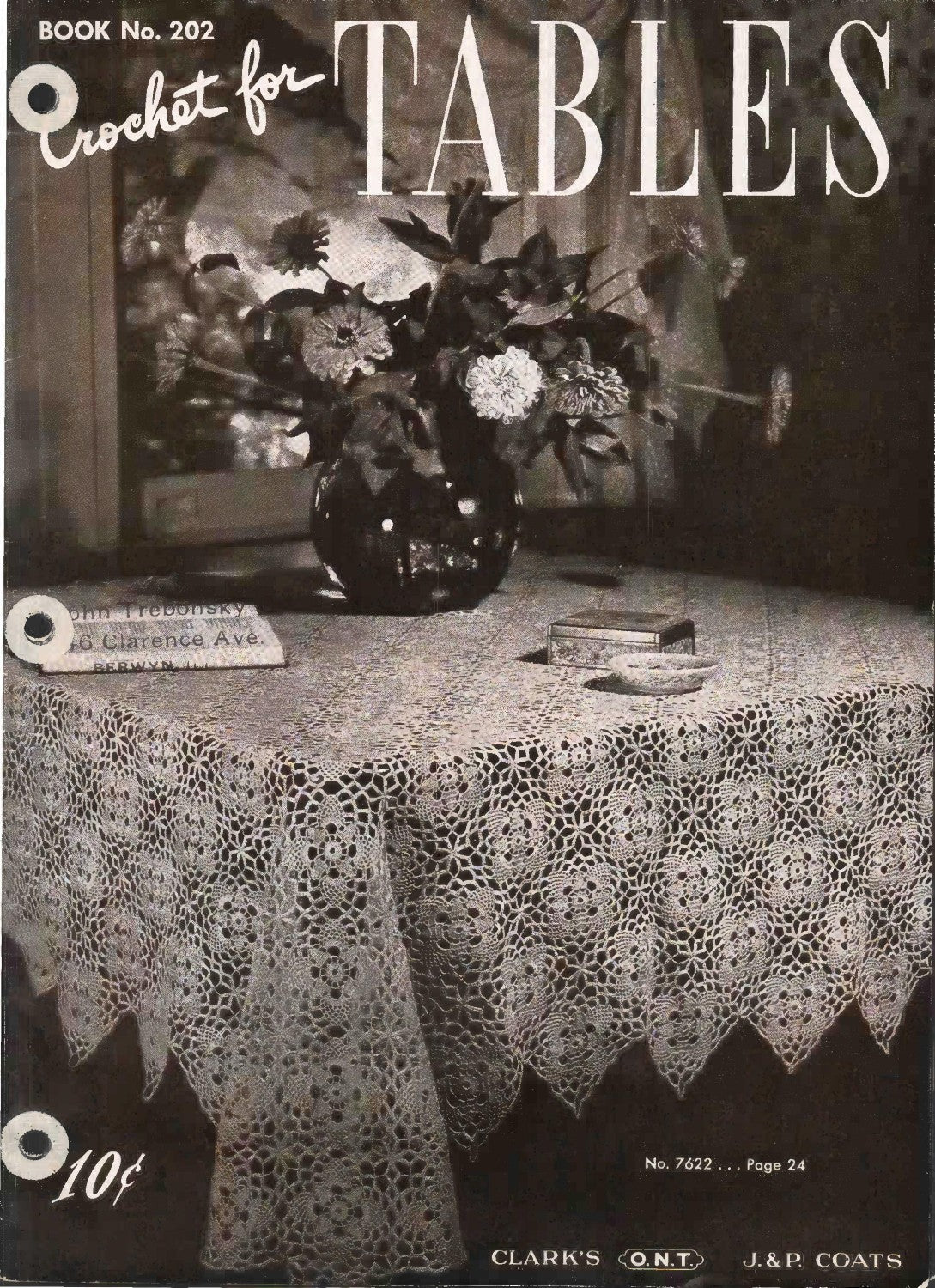 Crochet for Tables, Book No. 202, 1943