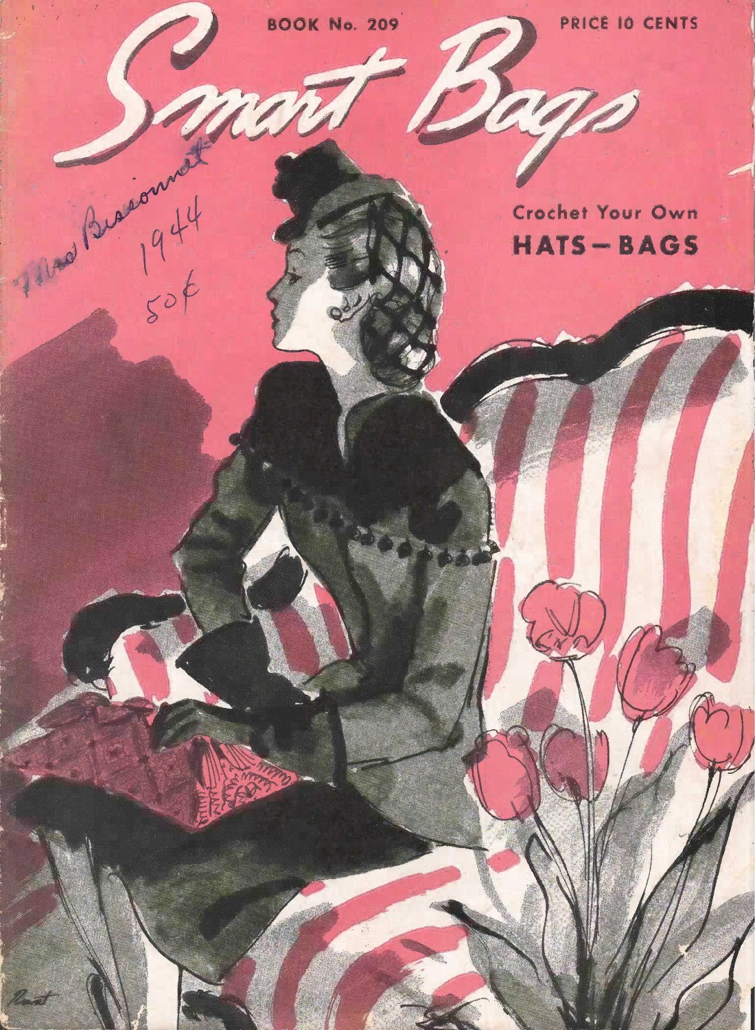 Smart Bags – Crochet Your Own Hats–Bags, Book No. 209, 1944