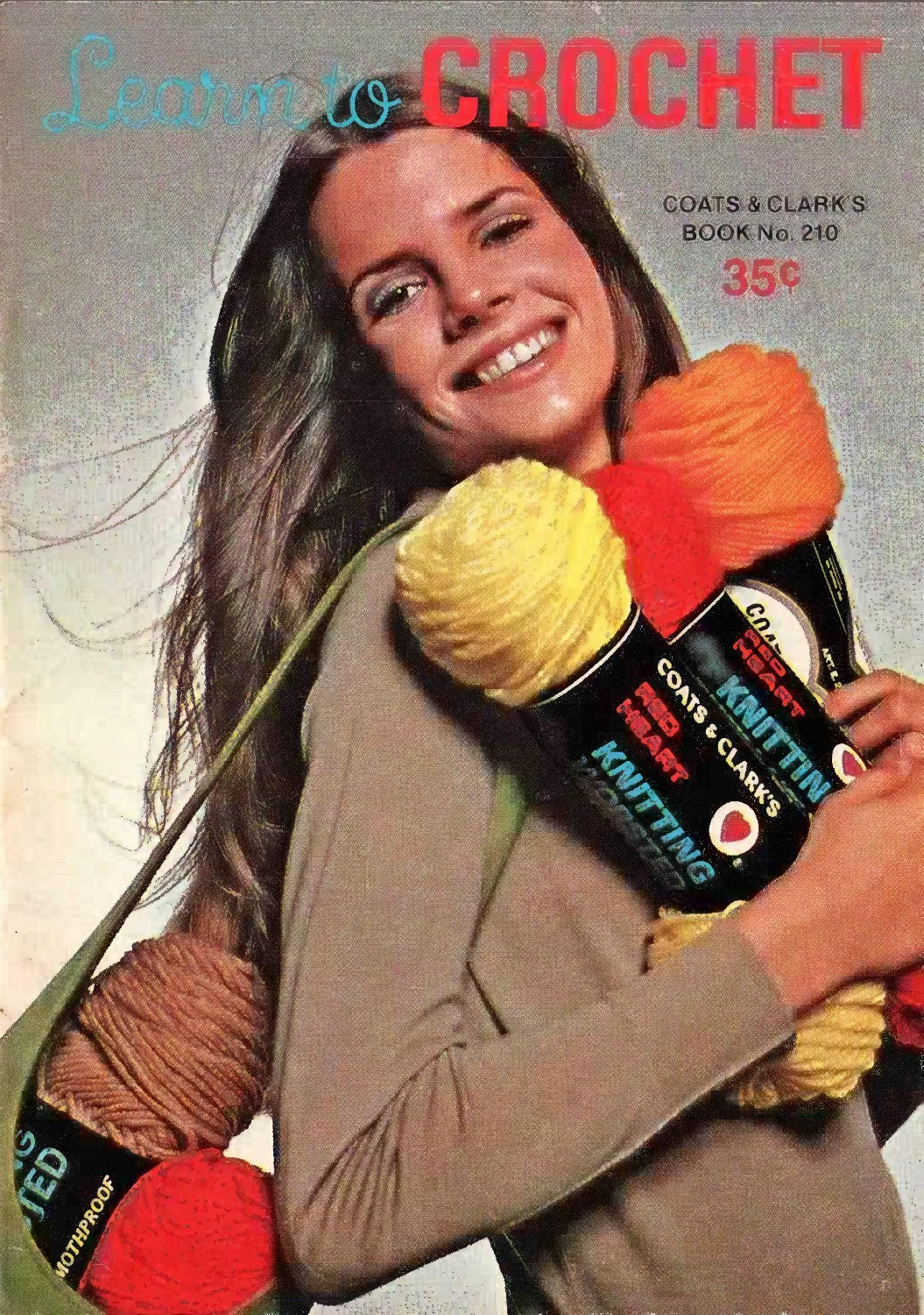 Coats & Clark’s Learn to Crochet – Book No. 210 (1971, 1st Edition)