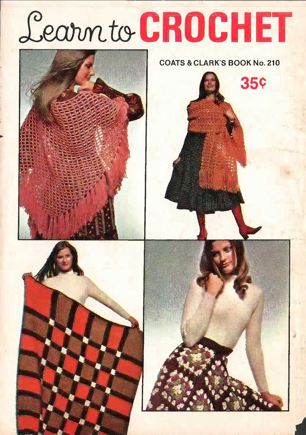 Coats & Clark’s Learn to Crochet – Book No. 210 (1971, 1st Edition)