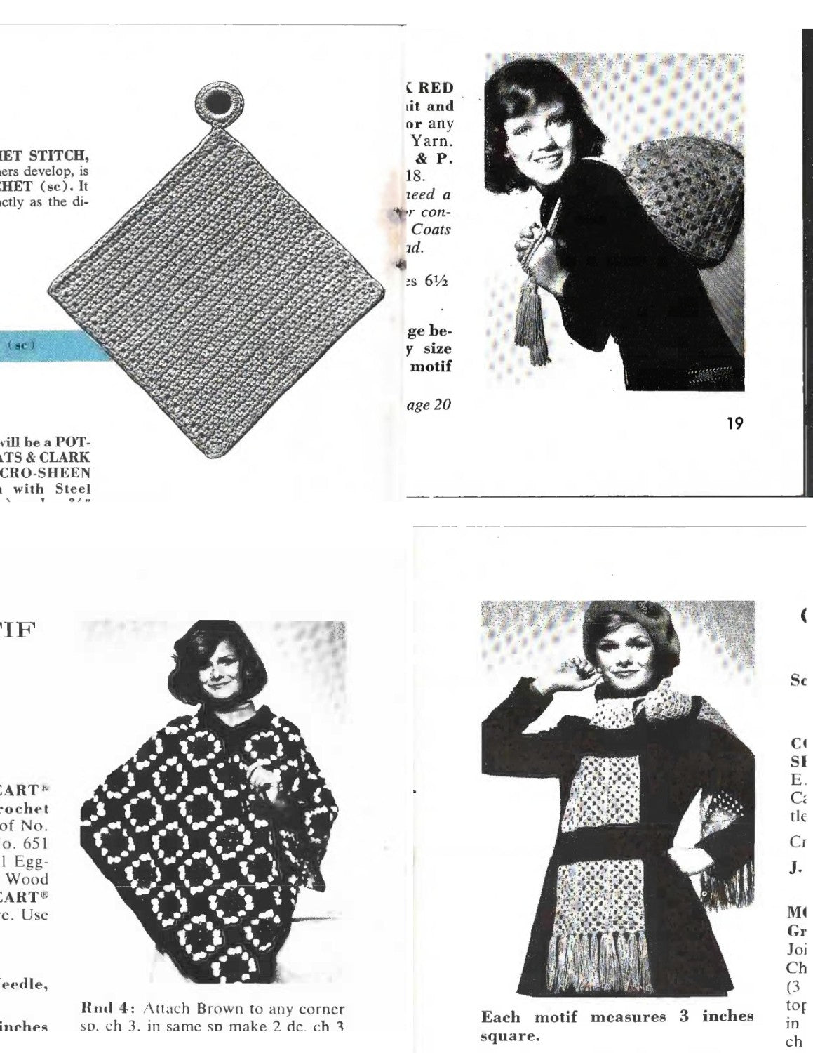 Coats & Clark’s Learn to Crochet – Book 210-B (1968, 24th Edition)