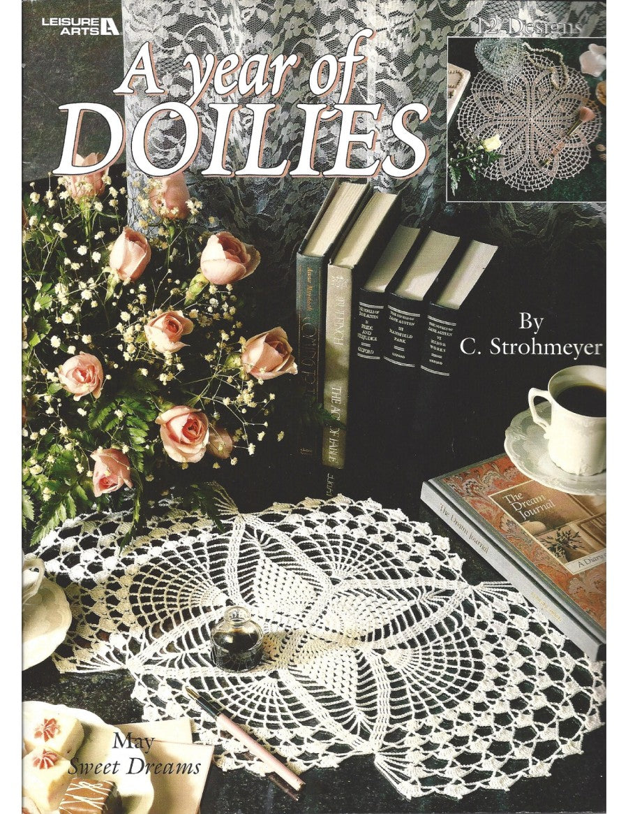A Year of Doilies — Leisure Arts 2120, 1991