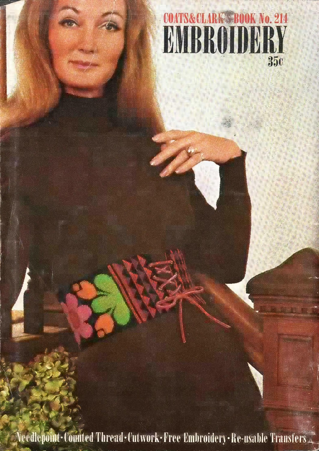 Coats & Clark’s Embroidery – Book 214 (1971, 1st Edition)