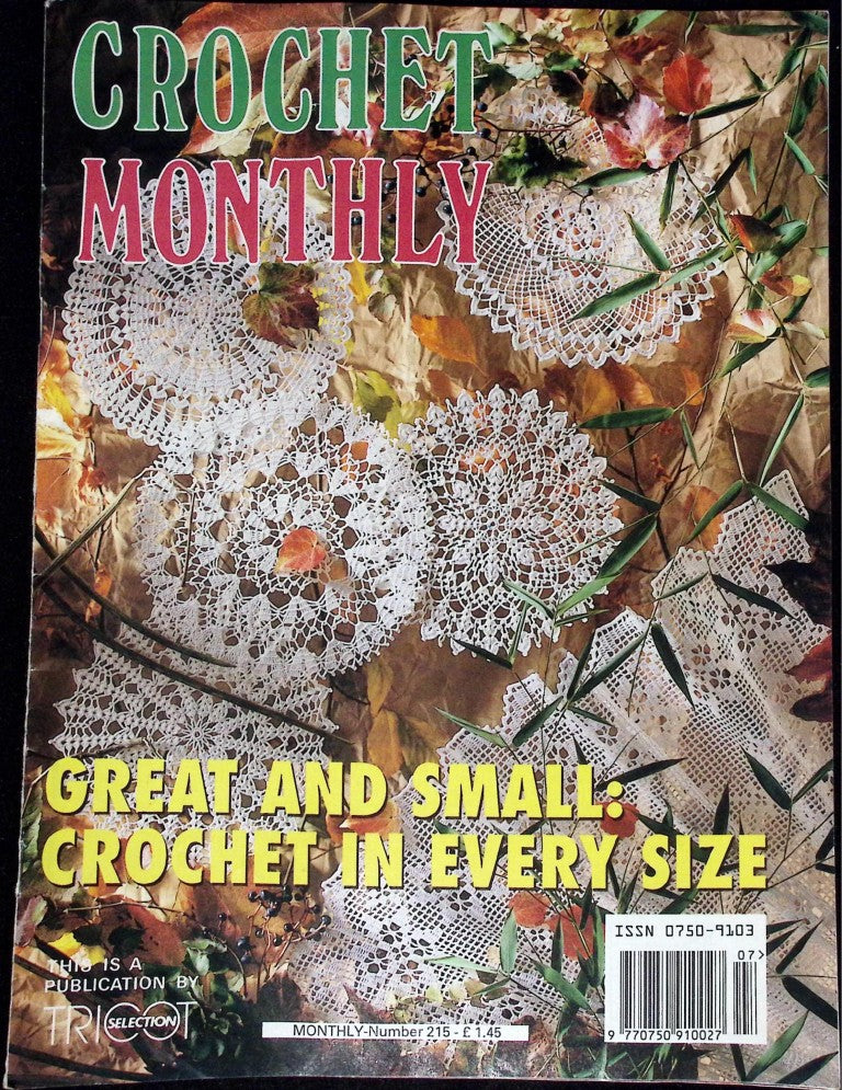 Crochet Monthly Number 215 — Les Éditions de Saxe, 1997