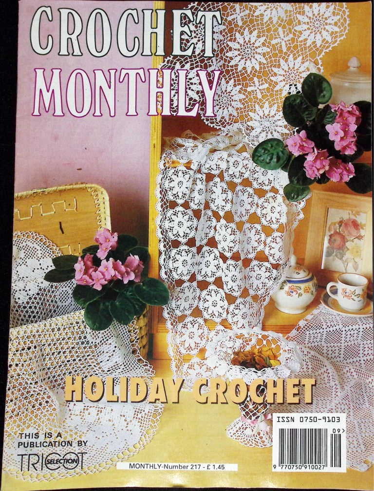 Crochet Monthly Number 217 — Les Éditions de Saxe, 1997