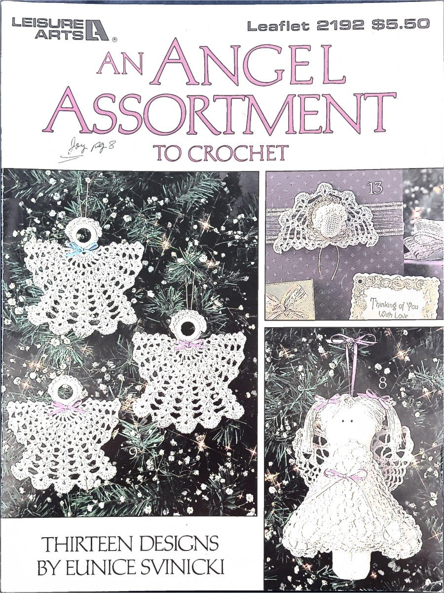 An Angel Assortment to Crochet — Leisure Arts Leaflet 2192, 1992