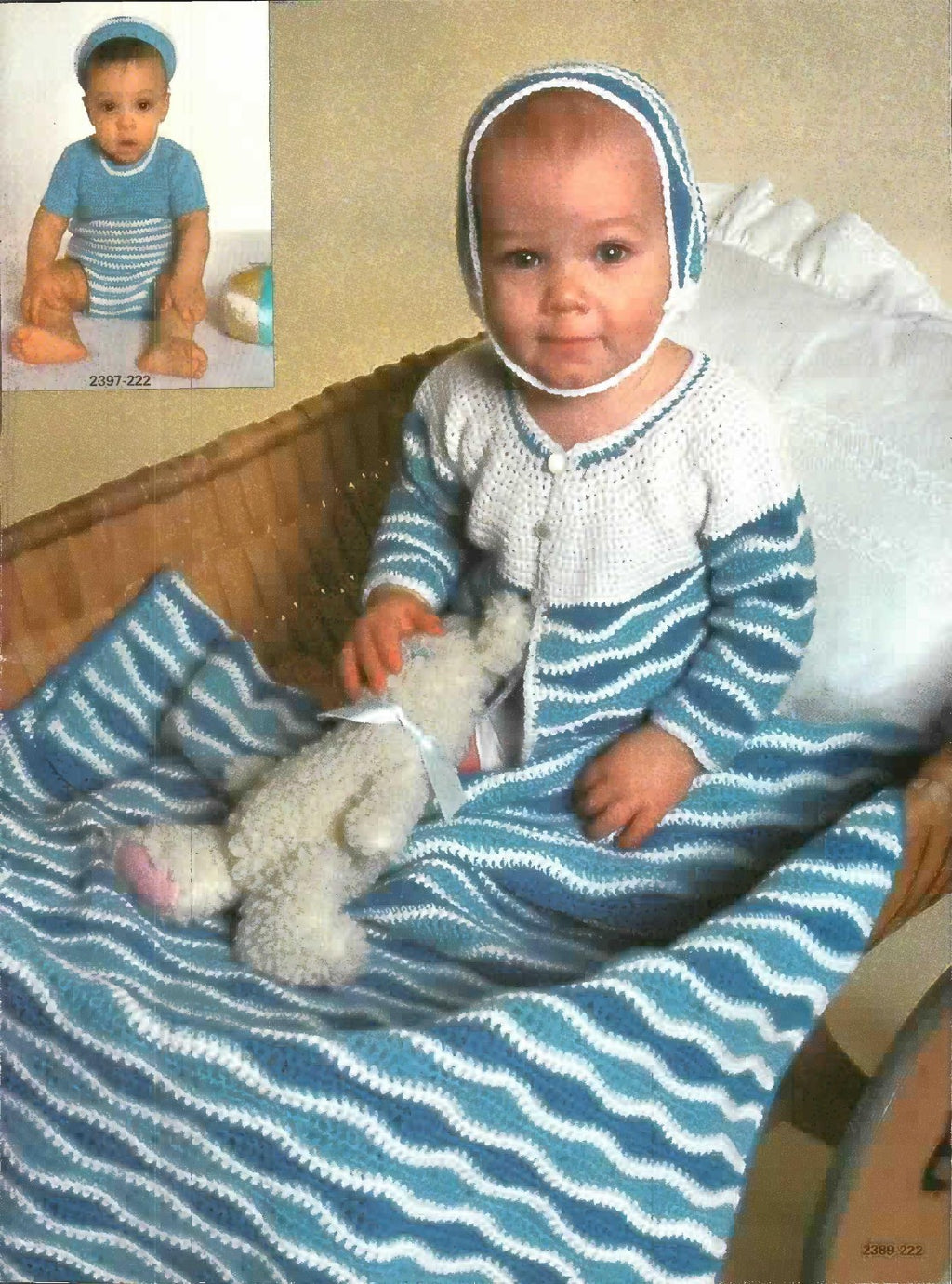 BERNAT BABIES, Handicrafter No. 222, 1976