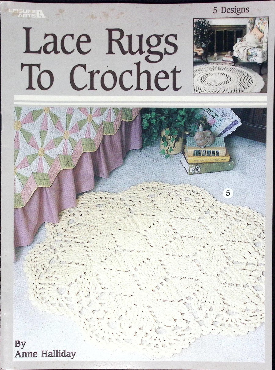 Lace Rugs To Crochet — Leisure Arts Leaflet 2269, 1992