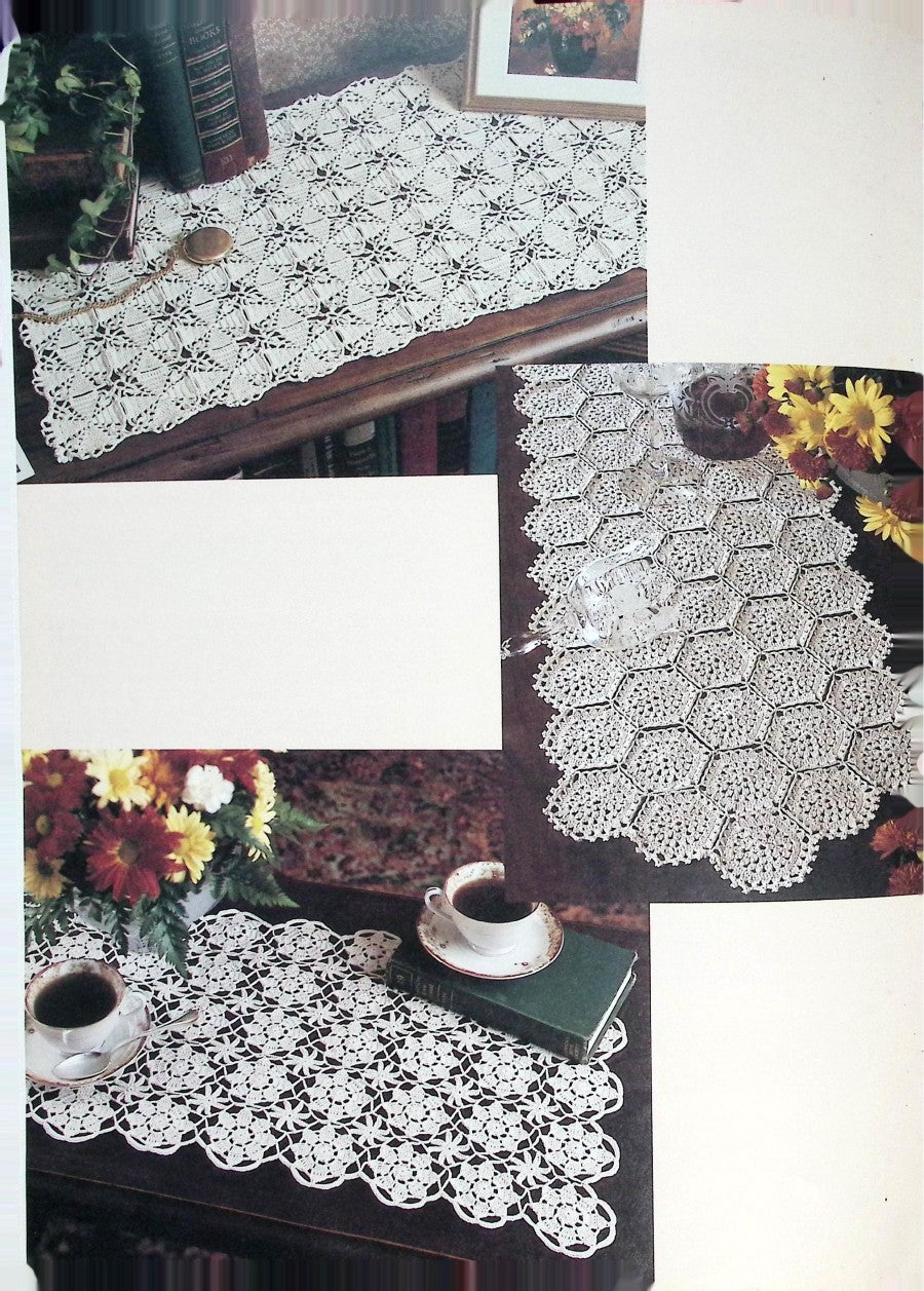 Crocheted Table Runners — Leisure Arts Leaflet 2299, 1992