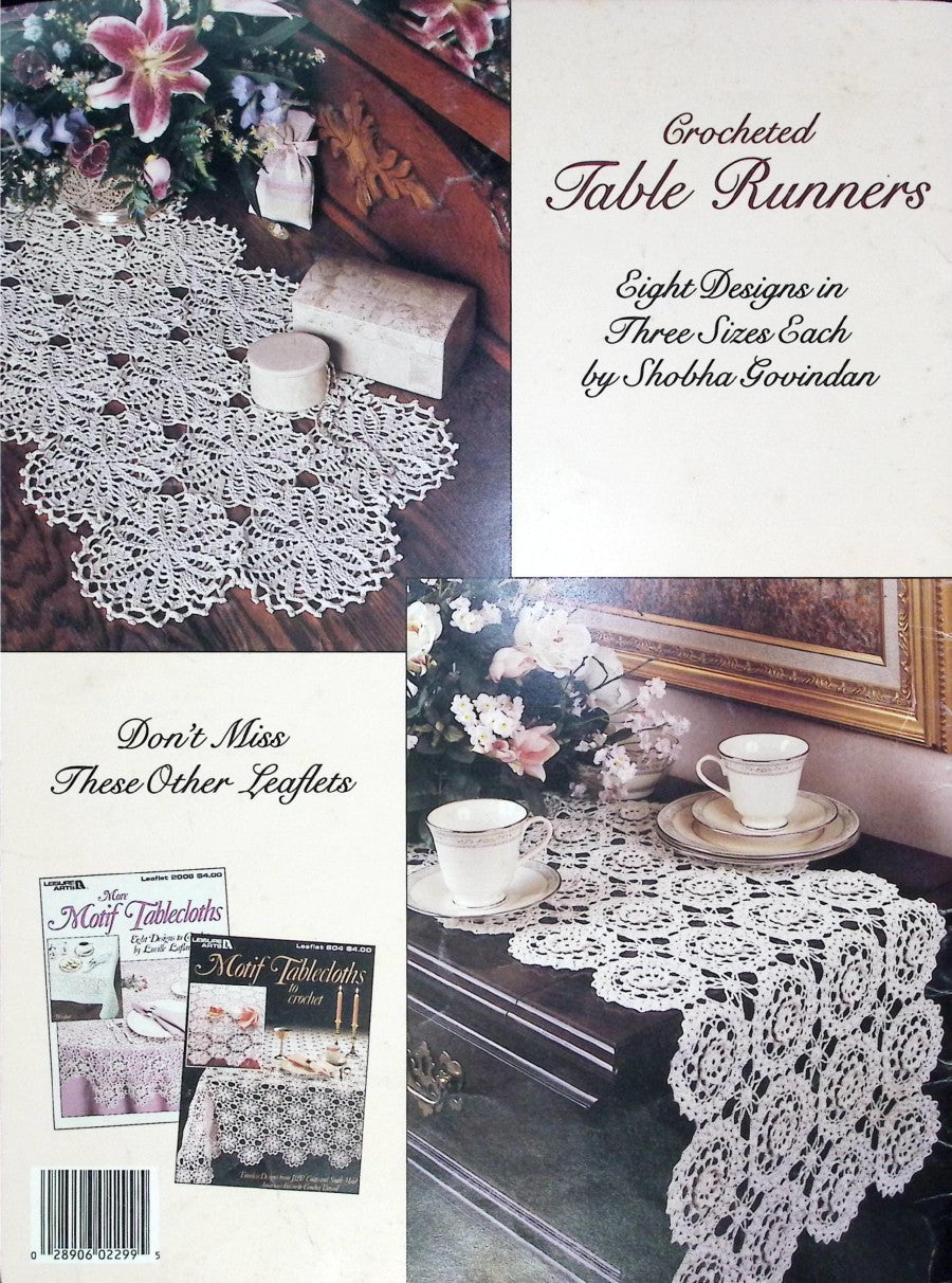 Crocheted Table Runners — Leisure Arts Leaflet 2299, 1992