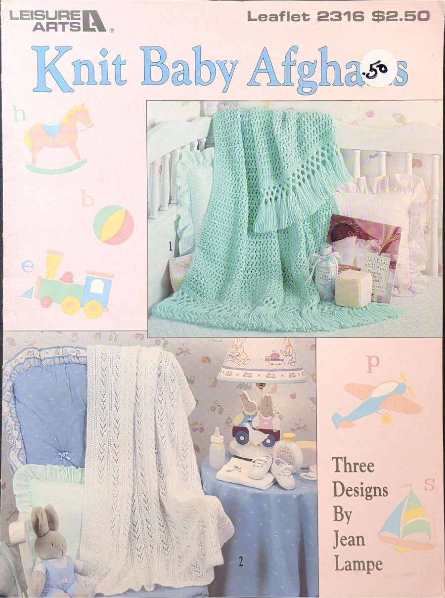 Knit Baby Afghans — Leisure Arts 2316, 1992