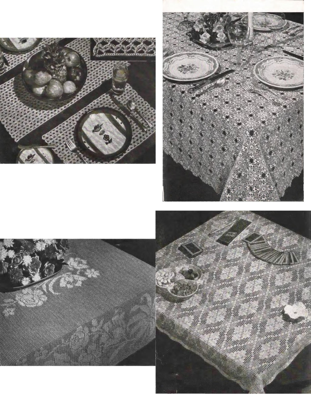 Tablecloths (Clark’s O.N.T. • J. & P. Coats Book No. 231), 1947