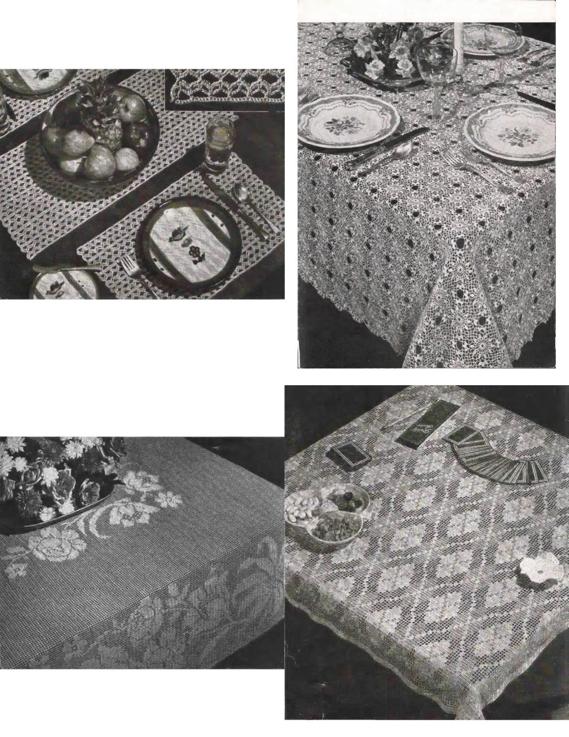 Tablecloths (Clark’s O.N.T. • J. & P. Coats Book No. 231), 1947