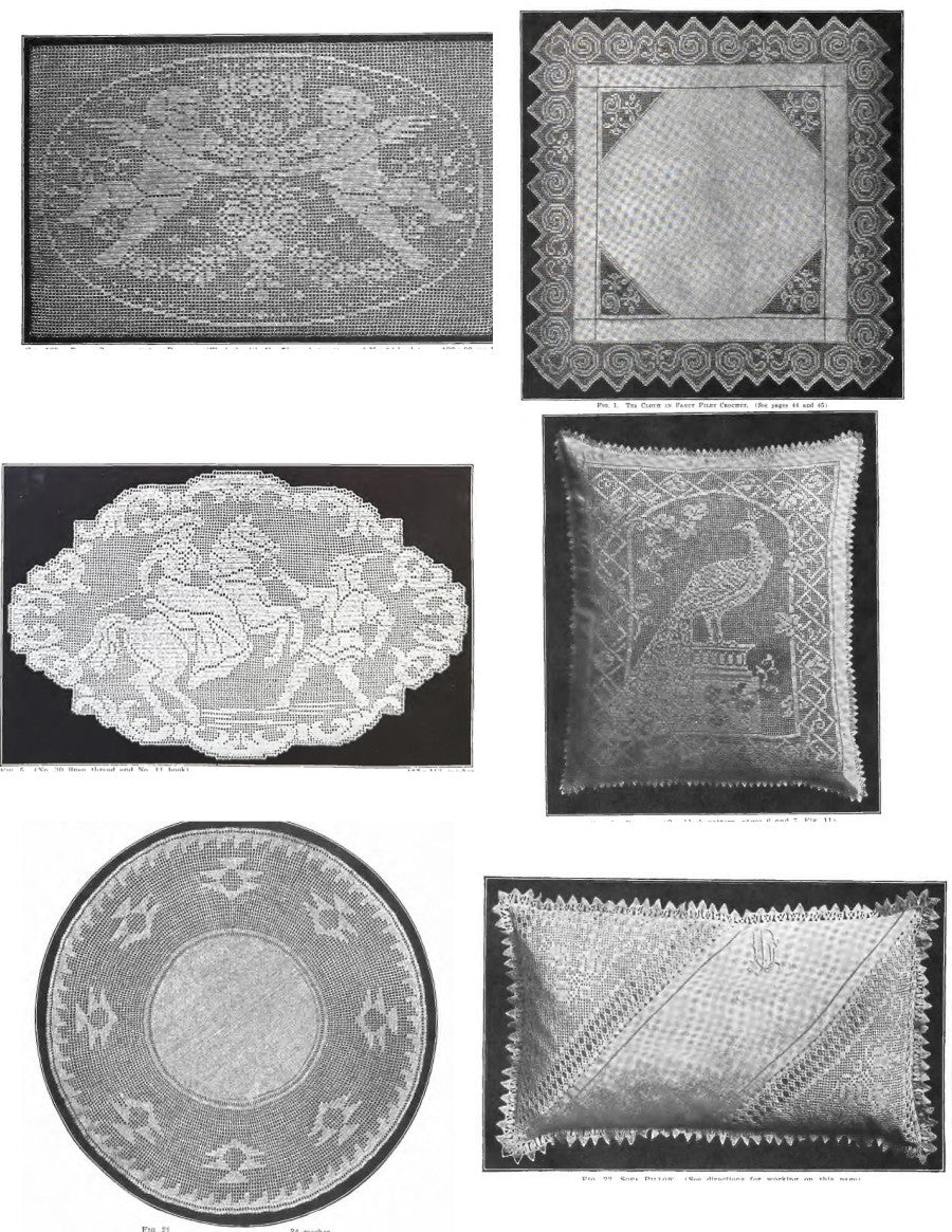 Filet Crochet Projects and Charted Designs (1979)