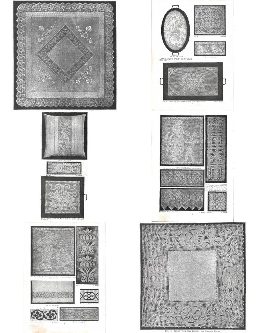 Filet Crochet Projects and Charted Designs (1979)
