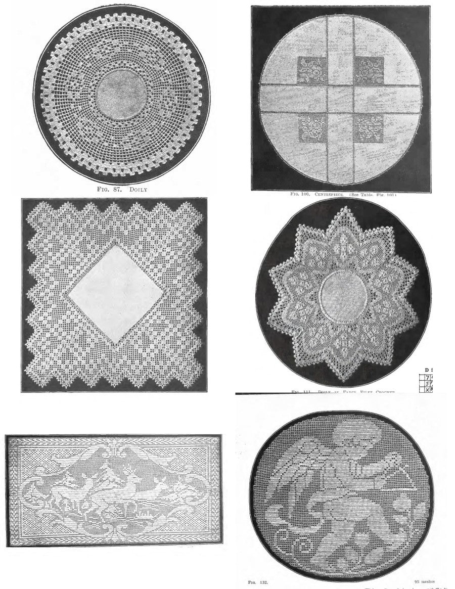 Filet Crochet Projects and Charted Designs (1979)