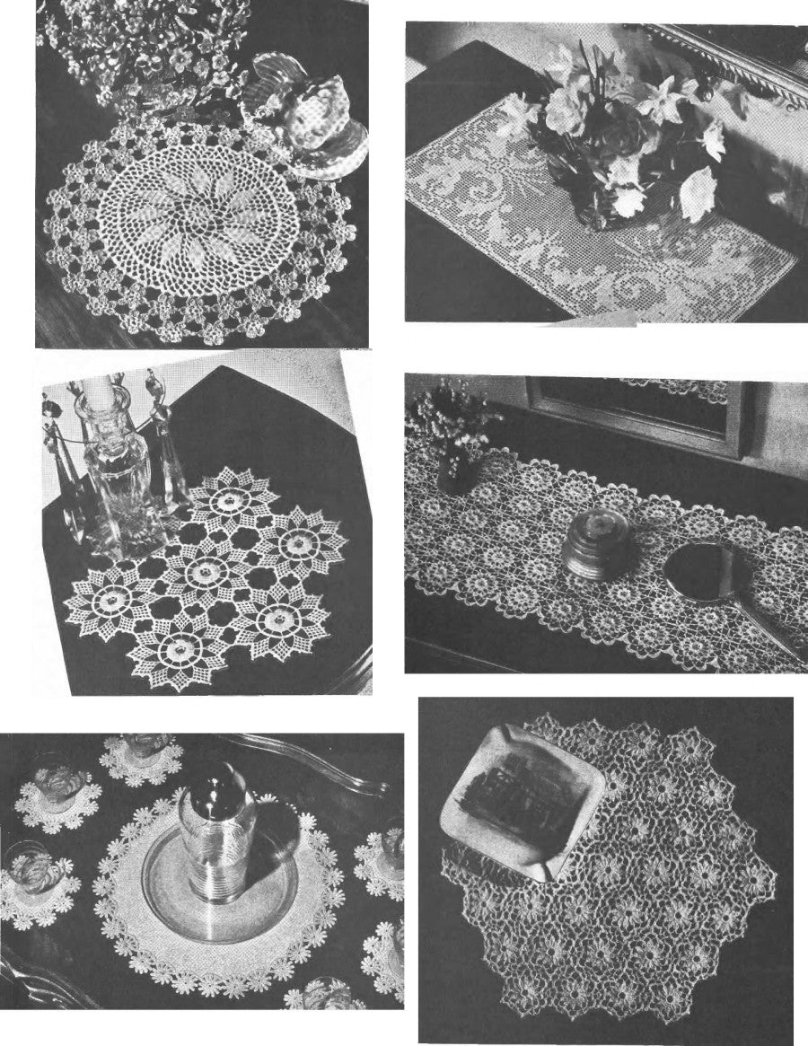 Floral Doilies for Crocheting (1979)