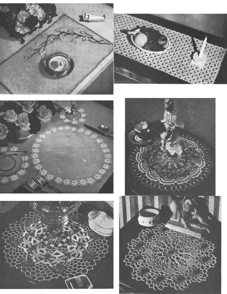 Floral Doilies for Crocheting (1979)