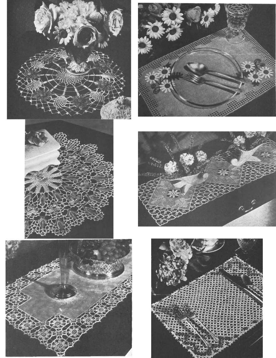 Floral Doilies for Crocheting (1979)