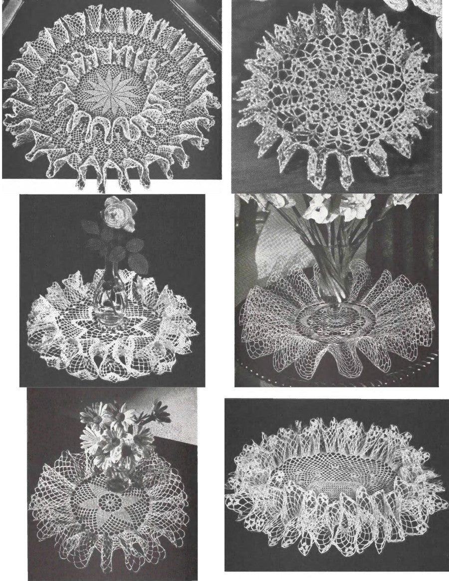 Crocheting Ruffled Doilies (1982)